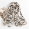 Flowing Marble Autumn Winter Shawl Scarf