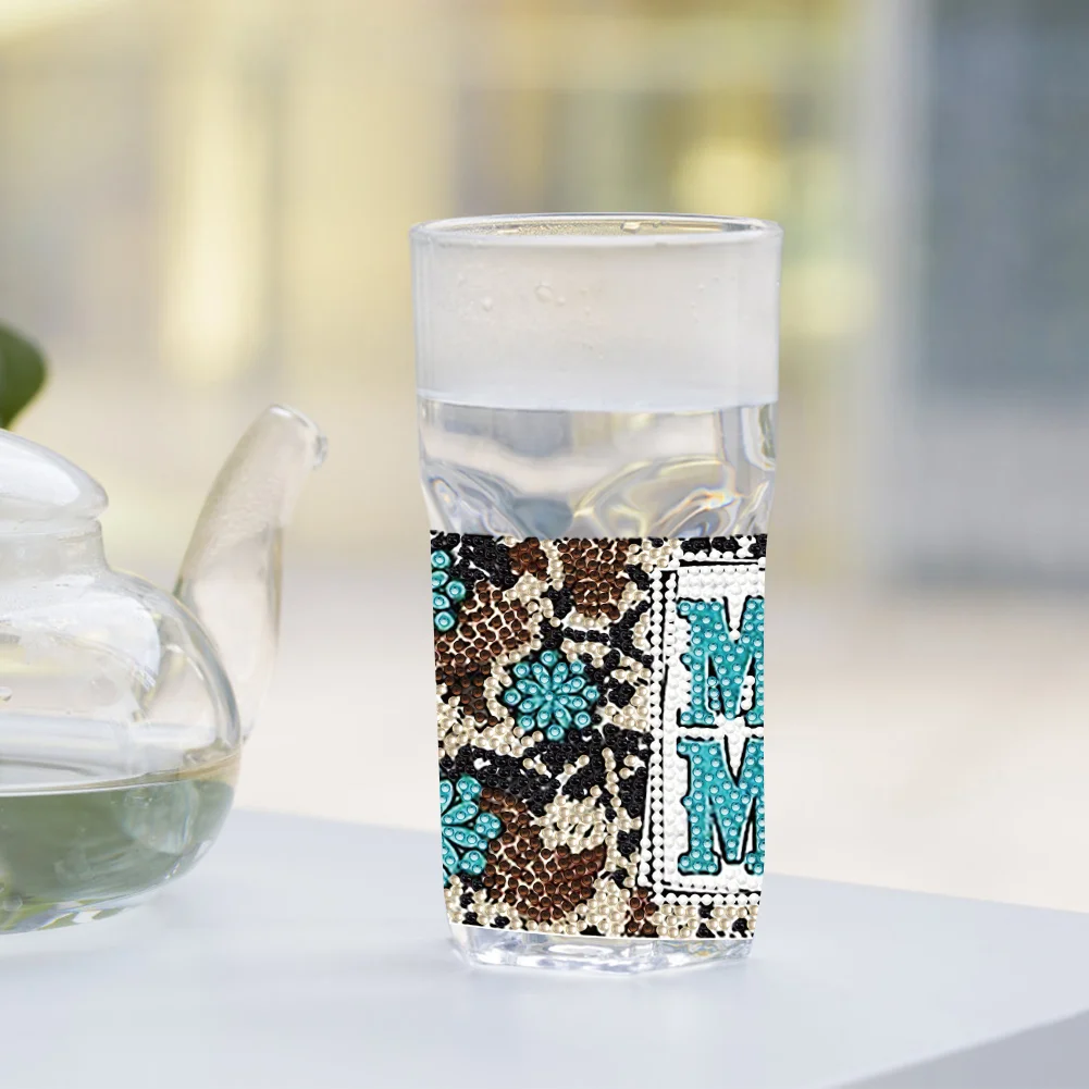 4pcs DIY Dreamcatcher Rhinestone Stickers Diamond Painting Sticker for Cup(Without Cup)