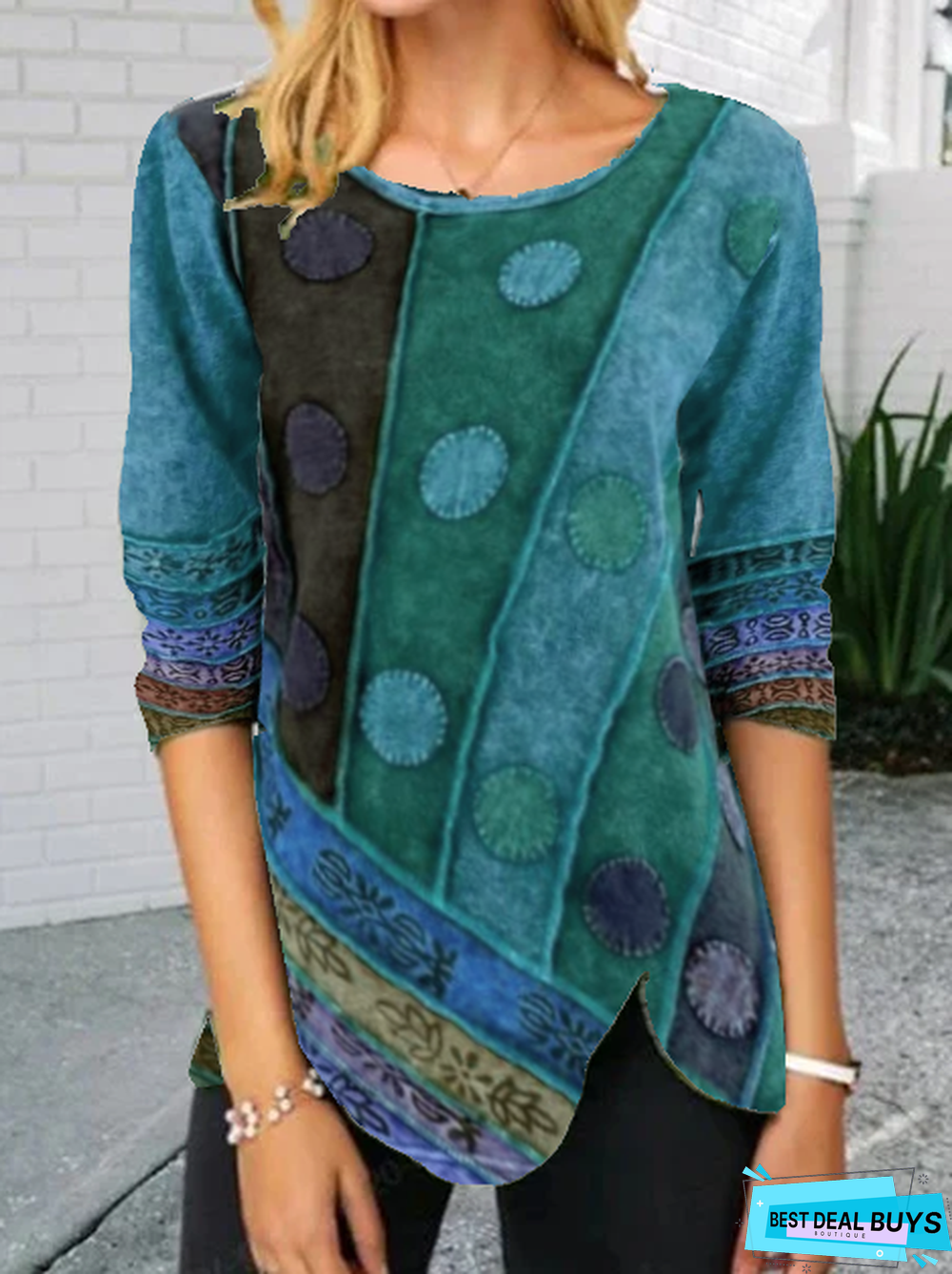 Long Sleeve Shift Tunic Top