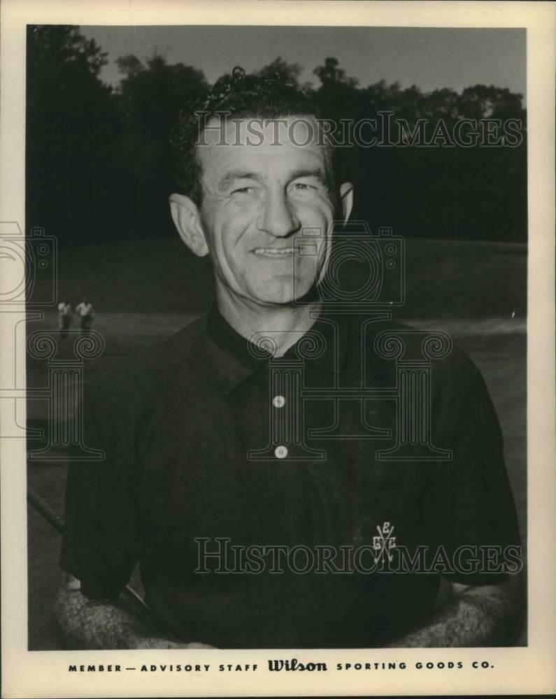 Press Photo Poster painting Edgewater Gulf Hotel Golf Pro Johnny Revolta, Biloxi - nox45042