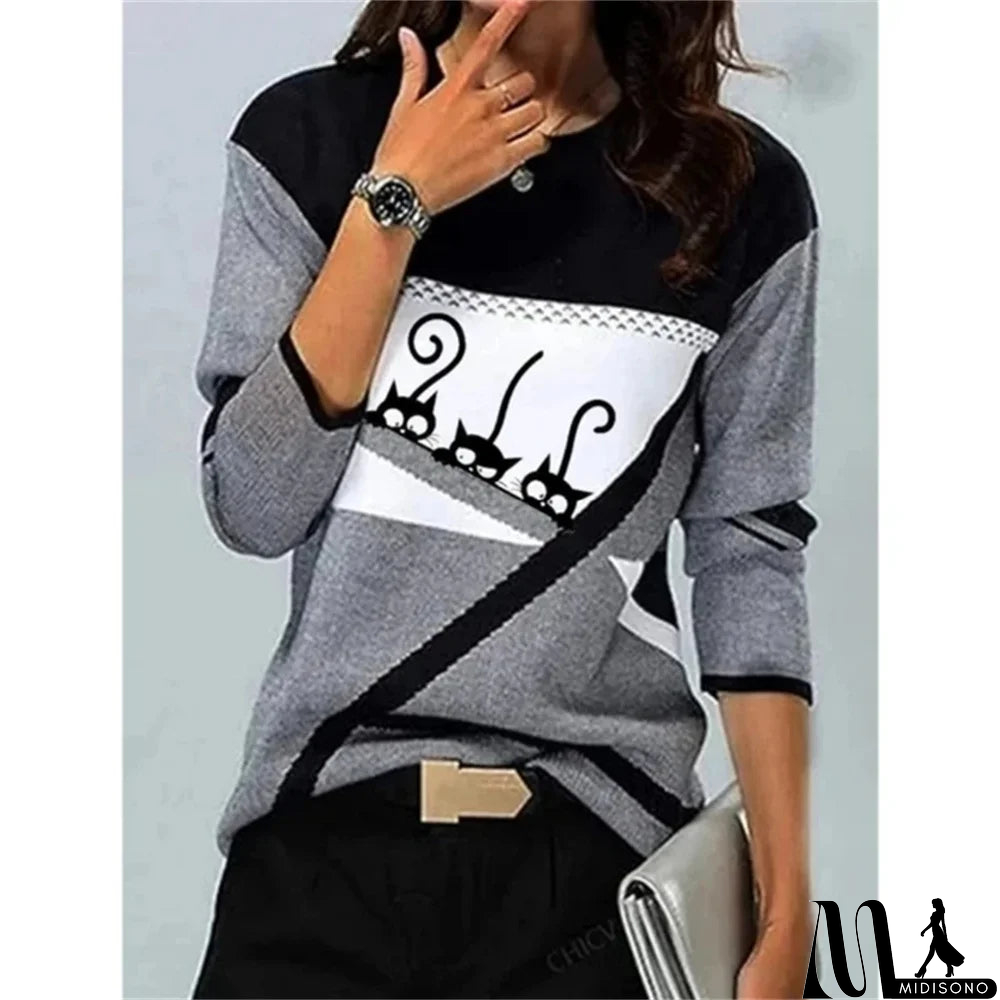 MidiSono - Elegant and Casual winter Pullover