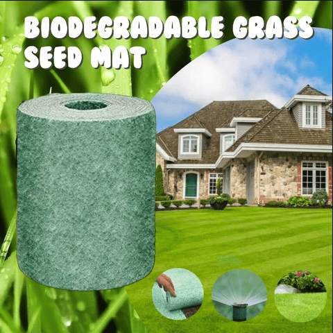 ONLY $9.99 THE LAST DAY！Grass Seed Mat: The Perfect Solution For Your Lawn Problems -Without Seed trabladzer