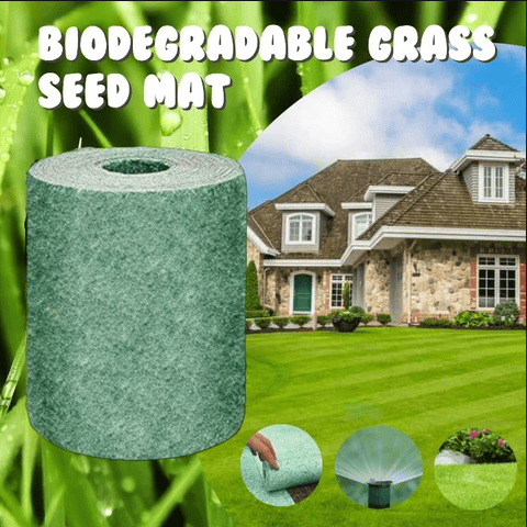 ONLY $9.99 THE LAST DAY！Grass Seed Mat: The Perfect Solution For Your Lawn Problems -Without Seed