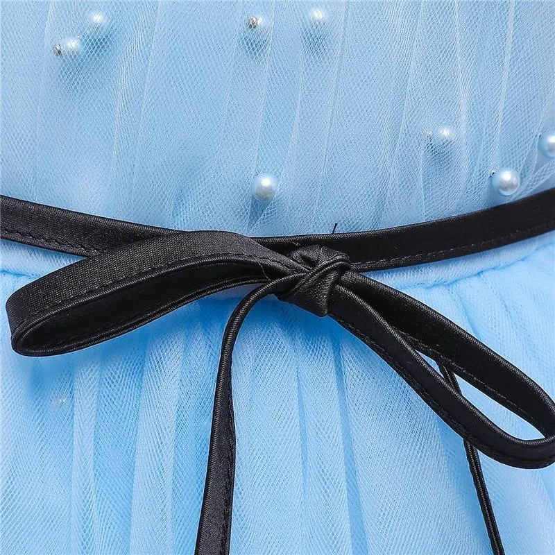 Summer Baby Dress Girl Beading 1st Birthday Dress For Baby Girl Dress Elegant Princess Dresses Infant Party Christening Gown
