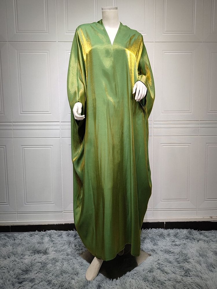 African Americans fashion QFY Long Sleeve Abaya Dubai Turkey Muslim Hijab Dress Loose Boubou Elegant Ladies Islamic Clothing 2022 Party Gown Kaftan Robes Ankara Style QueenFunky
