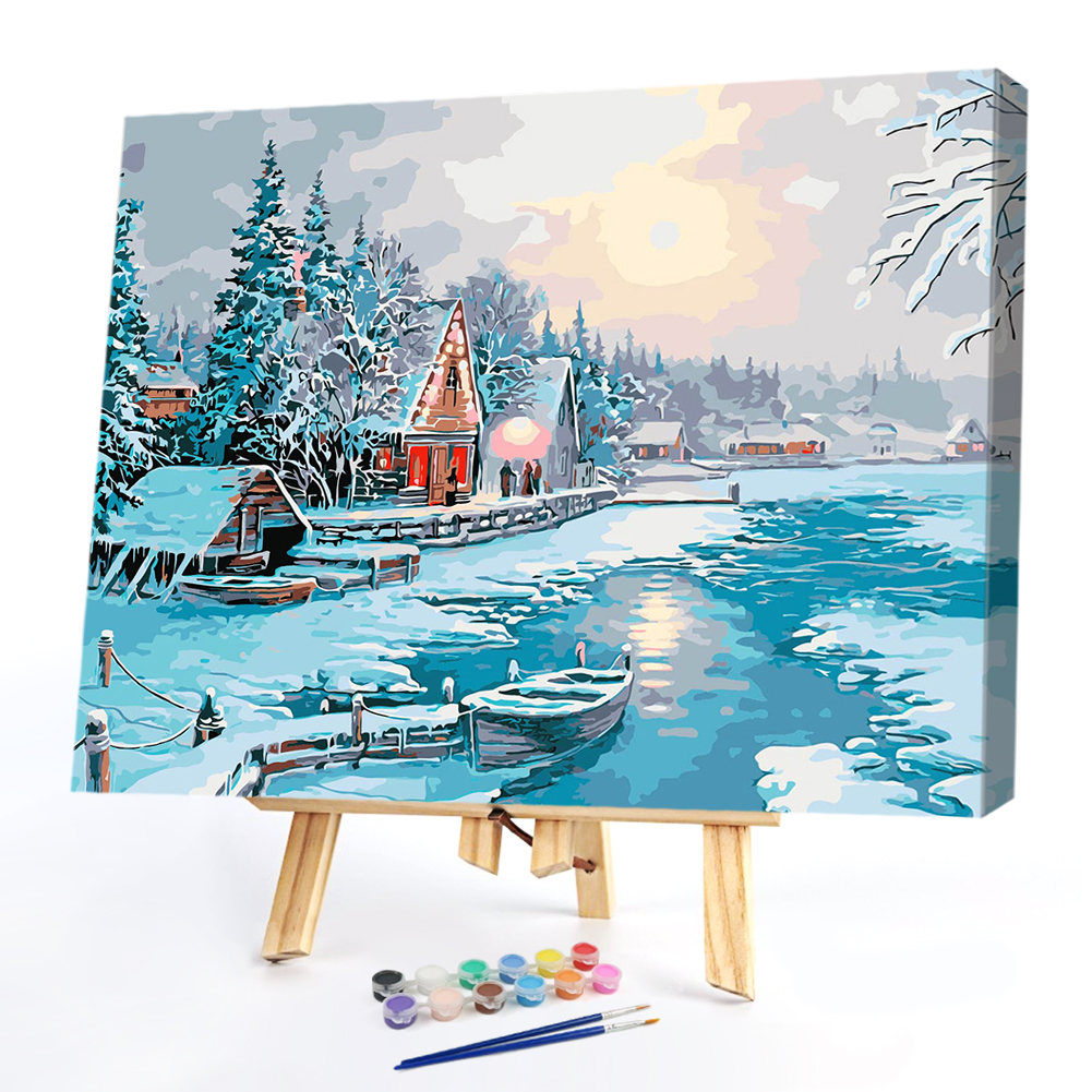 

50*40cm - Paint By Numbers - Landscape, 501 Original