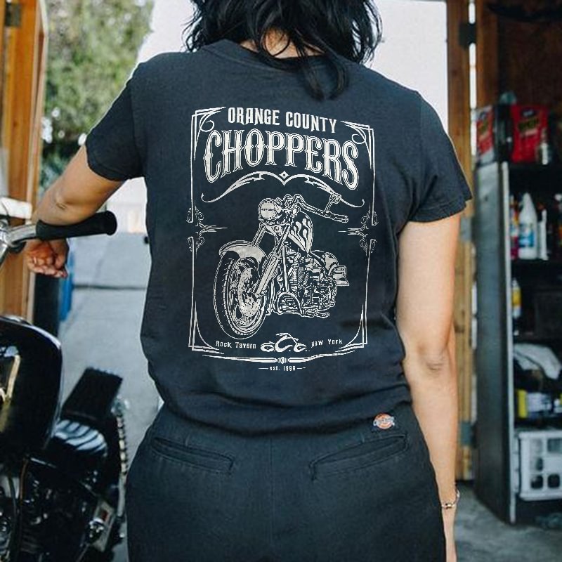 Orange County Choppers Motorcycle Printed Women's T-shirt