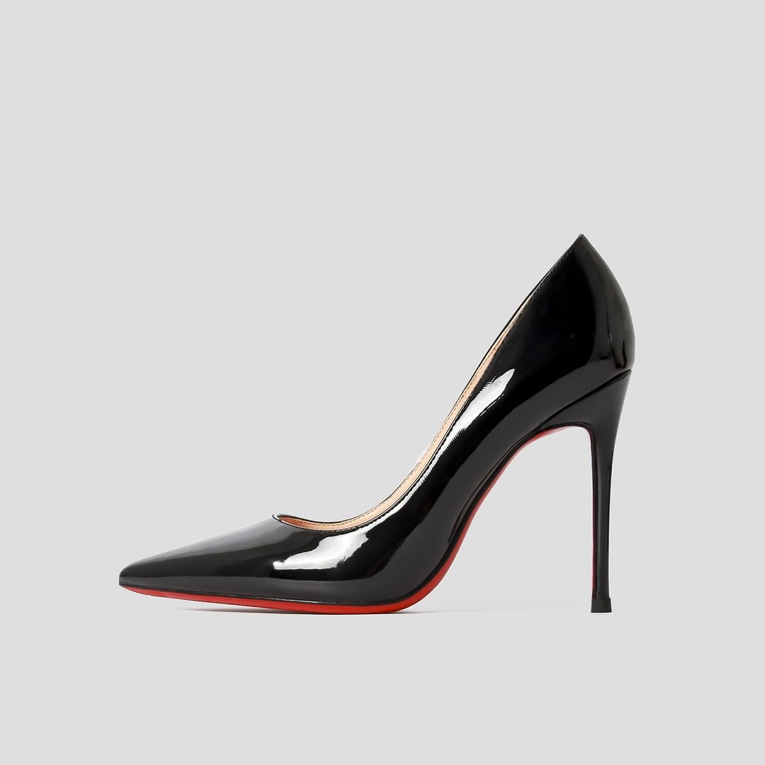 Women's Pumps 2022 New Red Shiny Bottom High Heel Shoes Classic Patent Leather Comfortable Fashion White Wedding Shoes 8cm 10cm