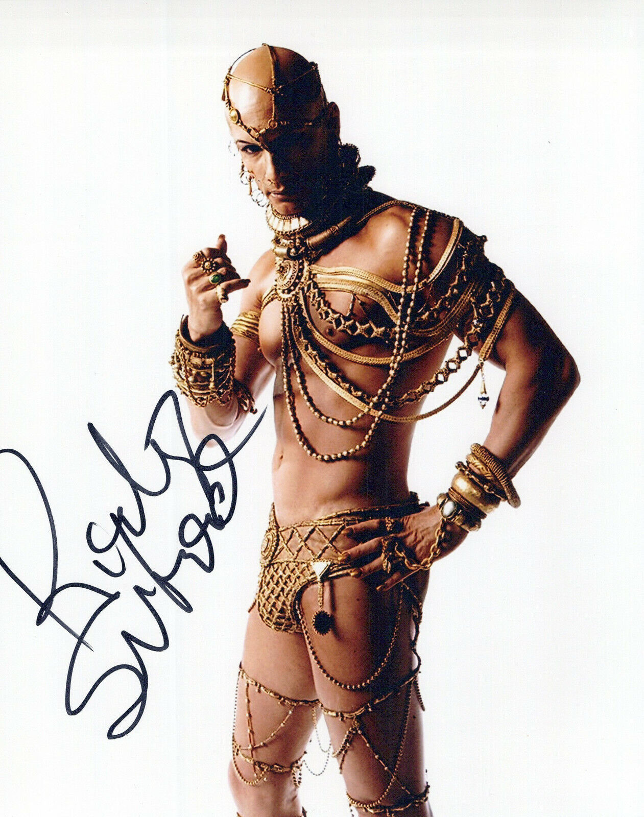 Rodrigo Santoro 300 autographed Photo Poster painting signed 8x10 #16 Xerxes