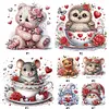 Animal-Partial Special Shaped Diamond Painting 30*30CM