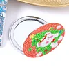 Diamond Painting Double Sided Christmas Animal Compact Mirror
