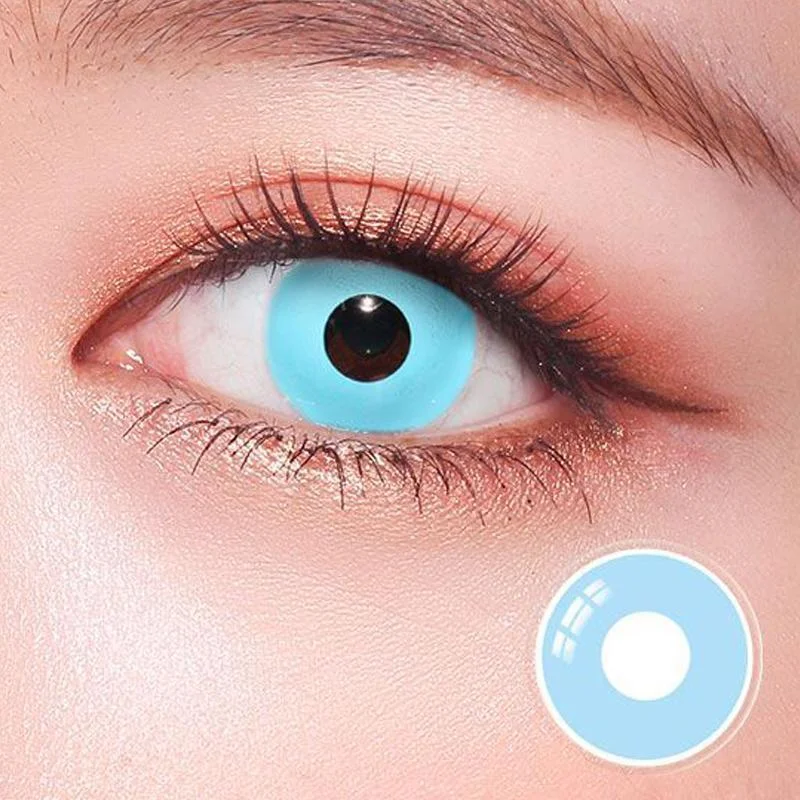cosplay light blue (12 months) contact lenses