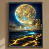 Moonlight Lake 5d DIY Diamond Art Malerei Sets f&uuml;r Zuhause Wanddekoration 30x40cm