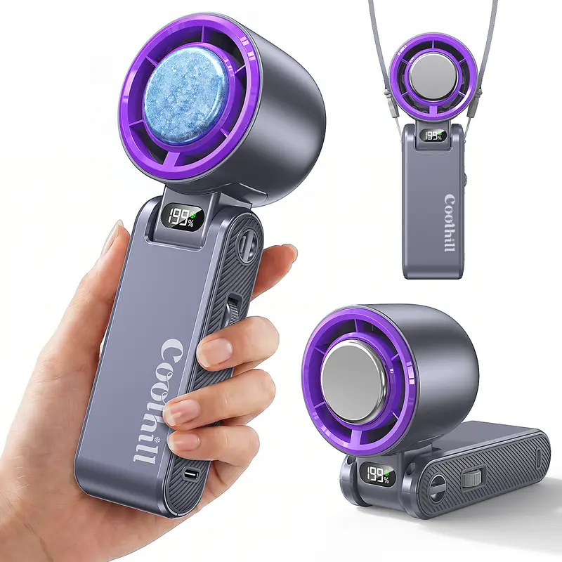 TIVEXE portable fan in multiple use positions