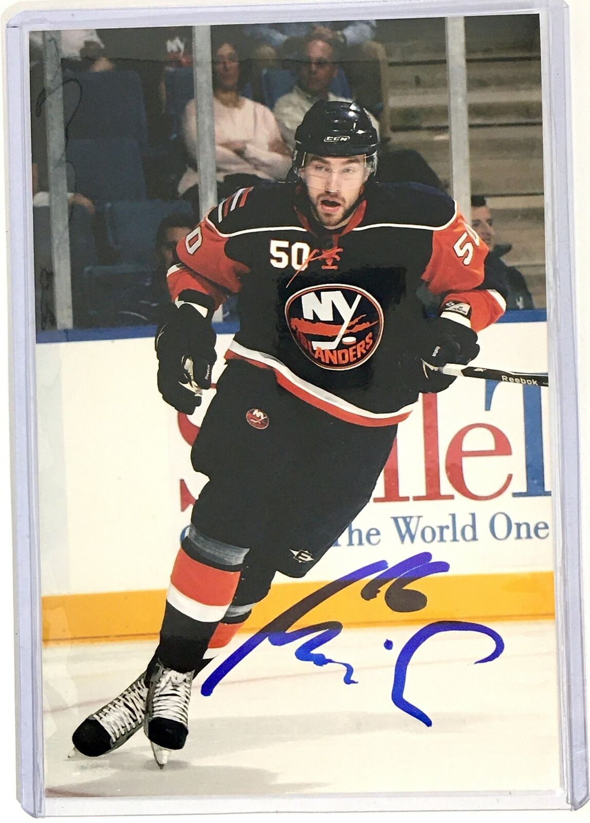 Tomas Marcinko Signed 4x6 Photo Poster painting New York Islanders Autograph Auto