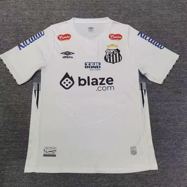 Fans edition 2024-2025 Santos FC Home (Without “Bank” logo Version) Football Jersey 