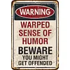 Warning - Vintage Metal Signs - 30*40cm - Warning