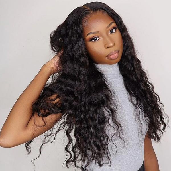 Junoda Hair Deep Wave  Lace Front Wigs Indian Hair 180% Density