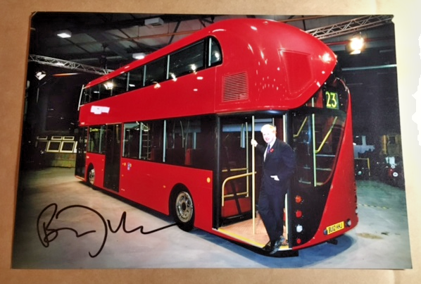 BORIS JOHNSON Prime Minister Genuine Authentic Signed 12x8 Photo Poster painting UACC COA