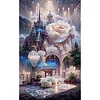 Diamond Painting -DIY Round Drill Rose Manor(50X80CM)