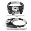 LED Light Headband Magnifier 1.5x 3x 8.5x 10x HD Magnifier Watch Repair Supplies