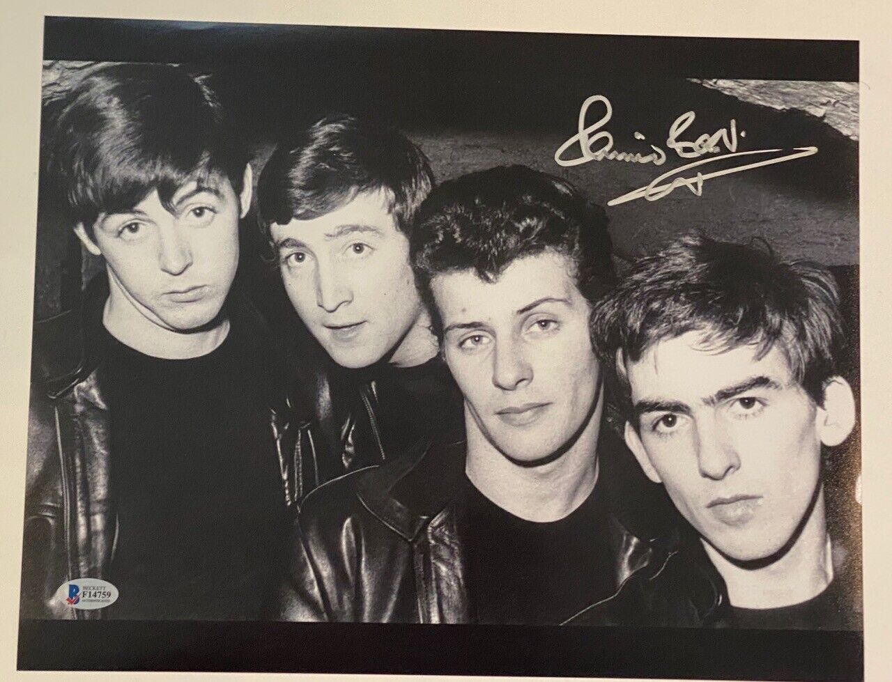 Pete Best Signed Autographed 11x14 Photo Poster painting The Beatles Drummer Beckett BAS COA