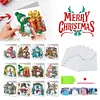 12pcs DIY Diamond Art Greeting Cards Xmas Theme Congratulations Cards & Gifts