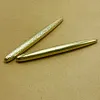 Handmade pure copper 18K gold plated concealed nib fountain pen/ballpoint pen/collectible