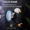 Bald Eagle Wall Lamp, Animal Bird Wall Lamp, Magnetic LED Wall Mounted Eagle Lamp with Remote Control, USB Charging, Battery Powered and Removable Rechargeable Eagle Lamp for Indoor Use