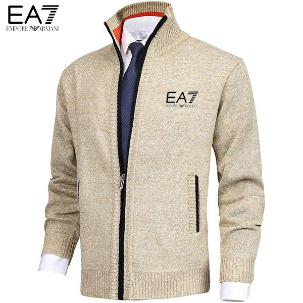 Męska kurtka sweterkowa ze stójką 2023 -- Armani®