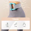 🏆 Anneau de massage professionnel &agrave; 5 vitesses, design &eacute;l&eacute;gant, br&ucirc;le les graisses tr&egrave;s efficacement, rechargeable💪🌿 