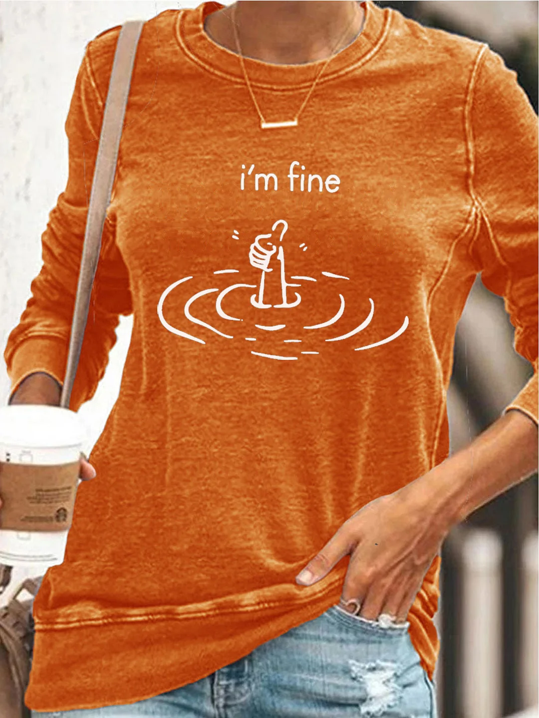 I'm Fine Sweatshirt