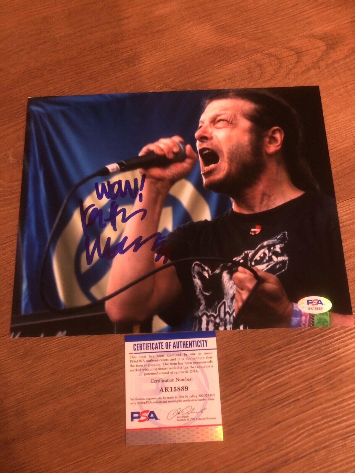 Keith Morris Circle Jerks Group Sex Off! Signed Autographed 8x10 Photo Poster painting PSA E2