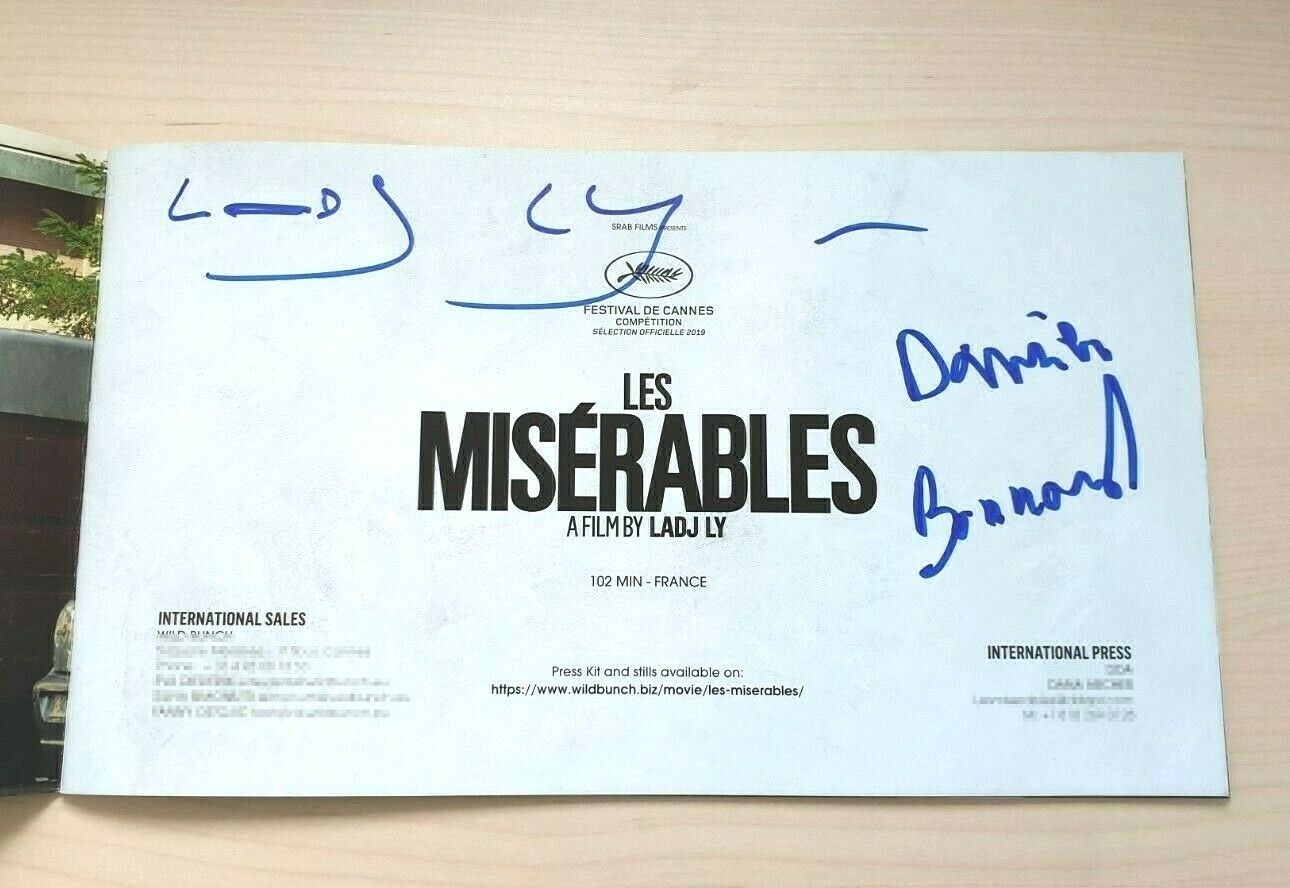 LES MISERABLES Signed Autographed Pressbook RACC COA Lady Ly Kourtrajme