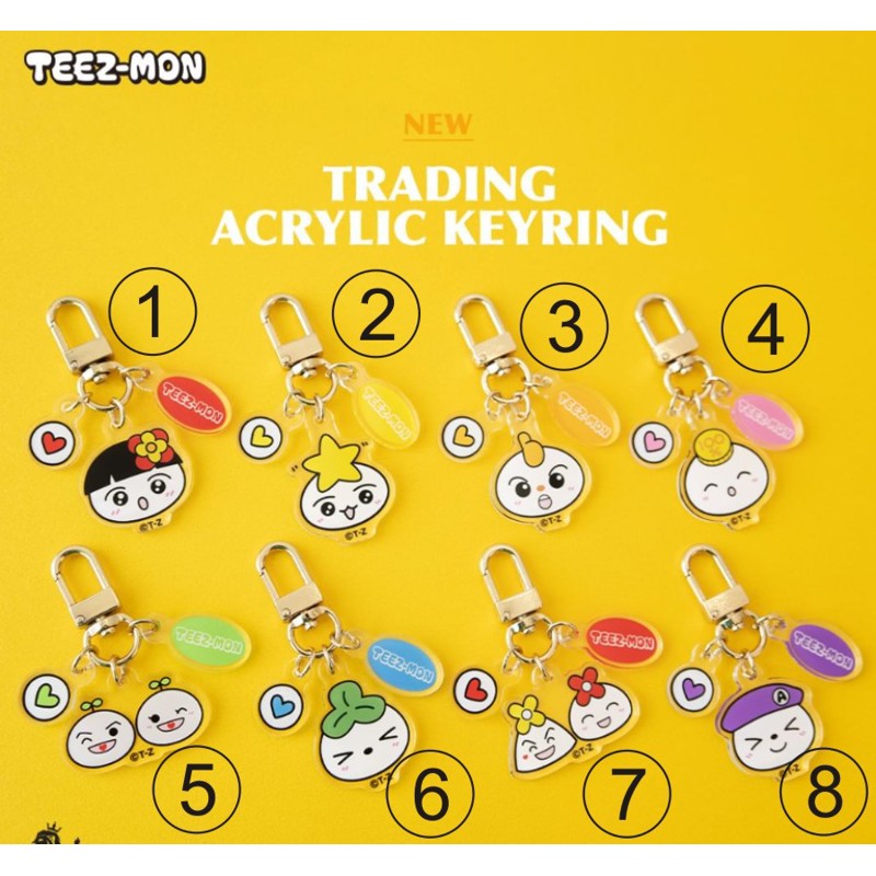 ATEEZ TEEZ-MON Acrylic Keyring