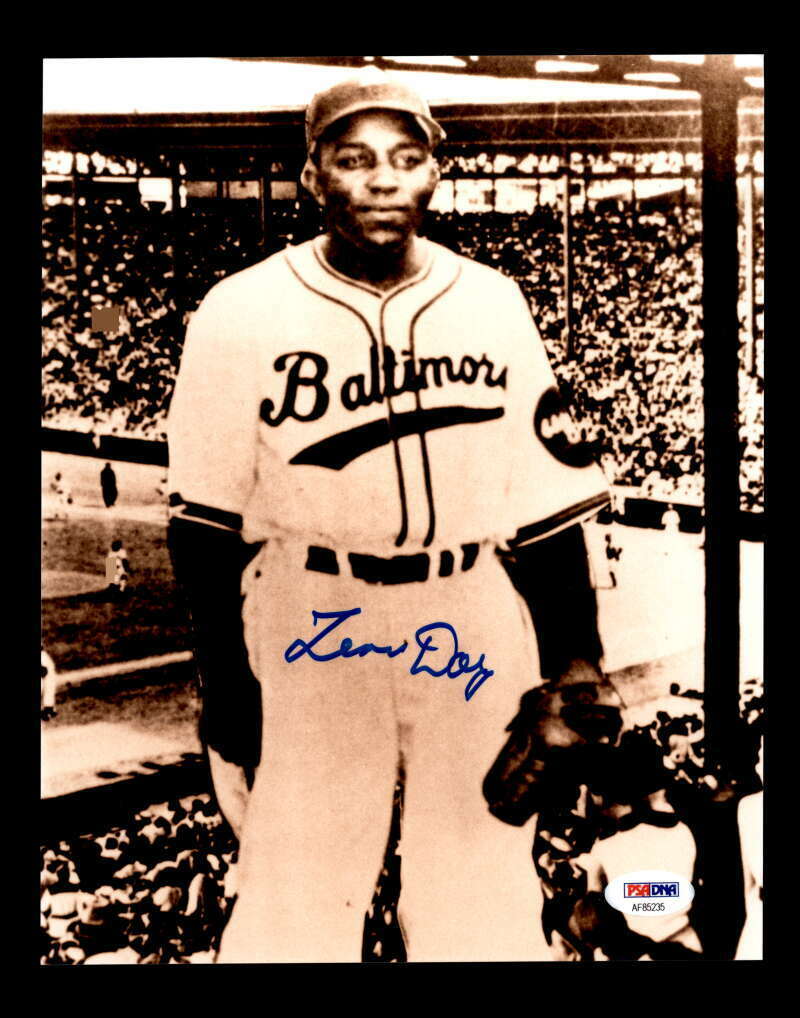 Leon Day PSA DNA Coa Hand Signed 8x10 Photo Poster painting Autograph