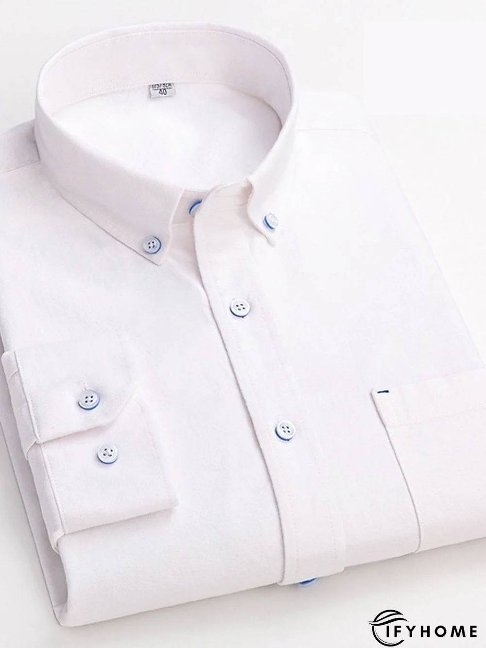 Men's Denim Shirt Turndown Spring &  Fall Long Sleeve A B C Plaid / Striped / Chevron / Round Daily Wear Clothing Apparel Print | IFYHOME