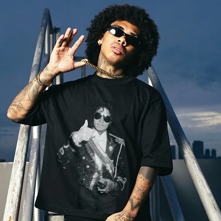Michael Jackson Printed Men's T-shirt