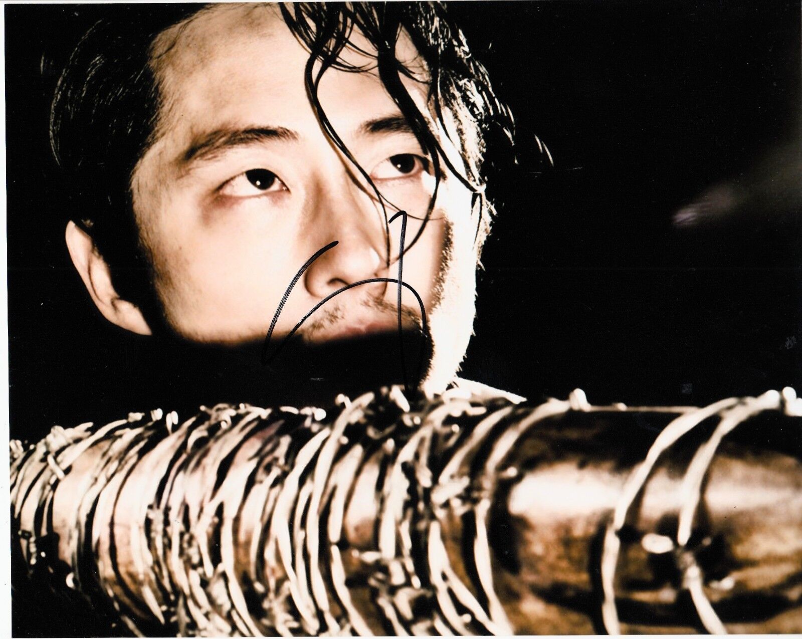 STEVEN YEUN SIGNED THE WALKING DEAD Photo Poster painting UACC REG 242 (1)