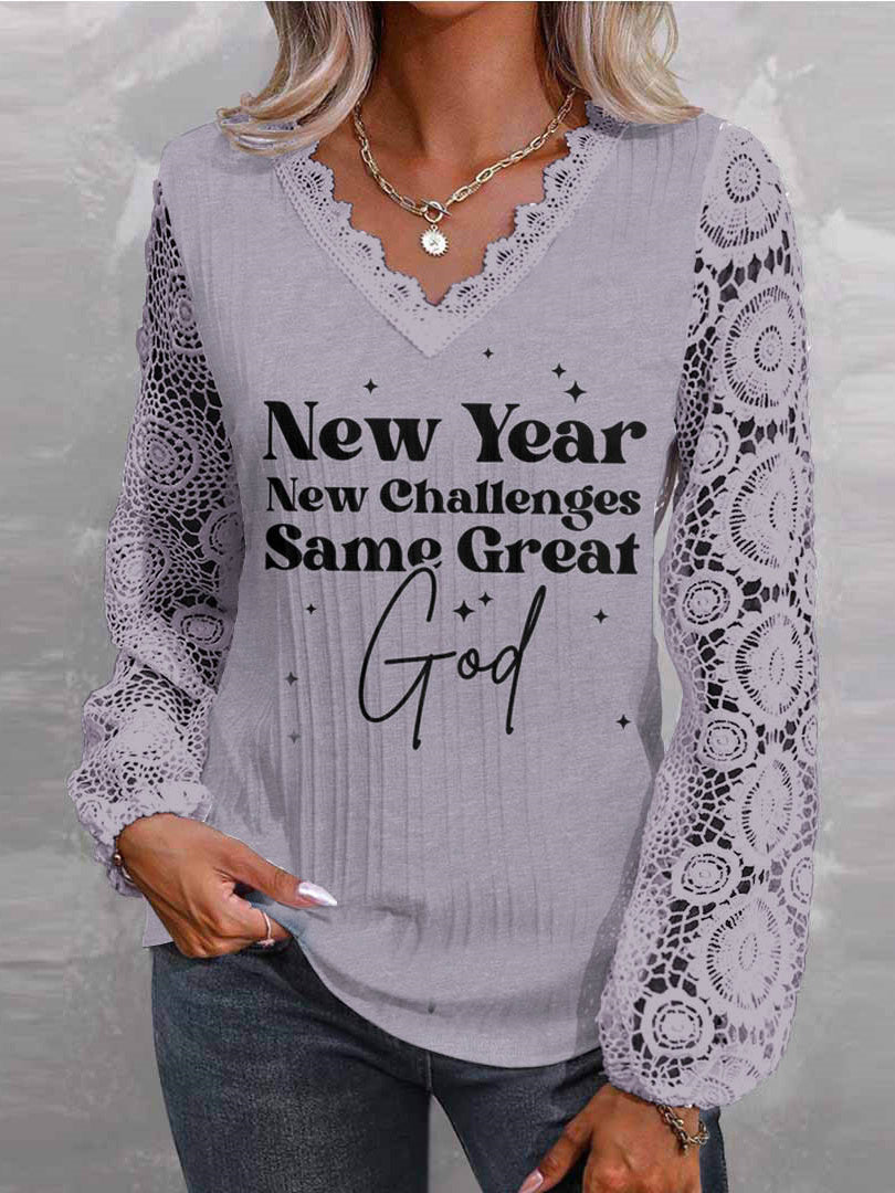 Women Half Sleeve V-neck Solid Color Dress