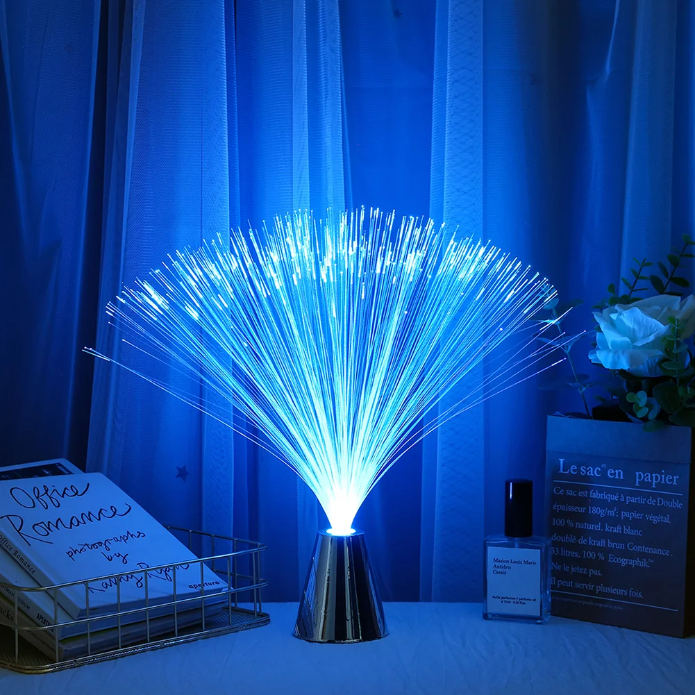 Colorful LED Optic Fiber Light Festival Party Decor Atmosphere Night Lamp