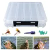 Double Sided 10/14/18 Compartment Fishing Hook Bait Case for Storage Big Baits