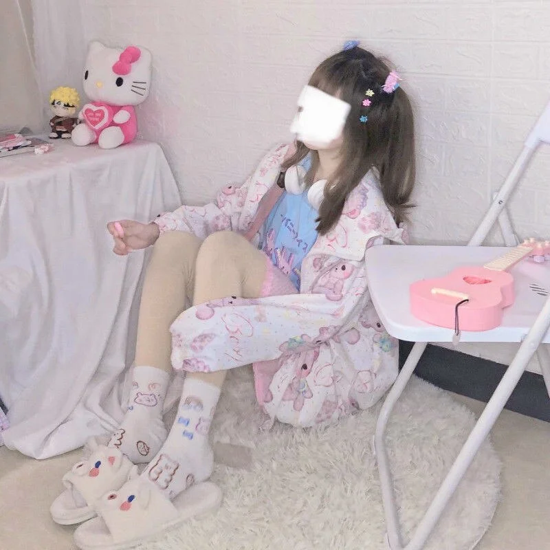 Sunscreen Cute Hoodie for Girl Zip Up Sweatshirt  Summer Oversize Funny Hoodie Kawaii Outerwear Harajuku Plus Size Women Clothes