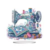 Acrylic Flower Sewing Machine - 5D DIY Craft Ornament