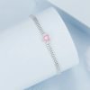 925 Sterling Silver Love Heart Bracelets