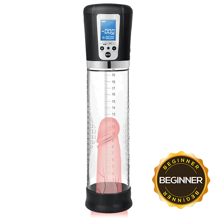 Electric Penis Vacuum Pump with 4 Suction Intensities Rechargeable