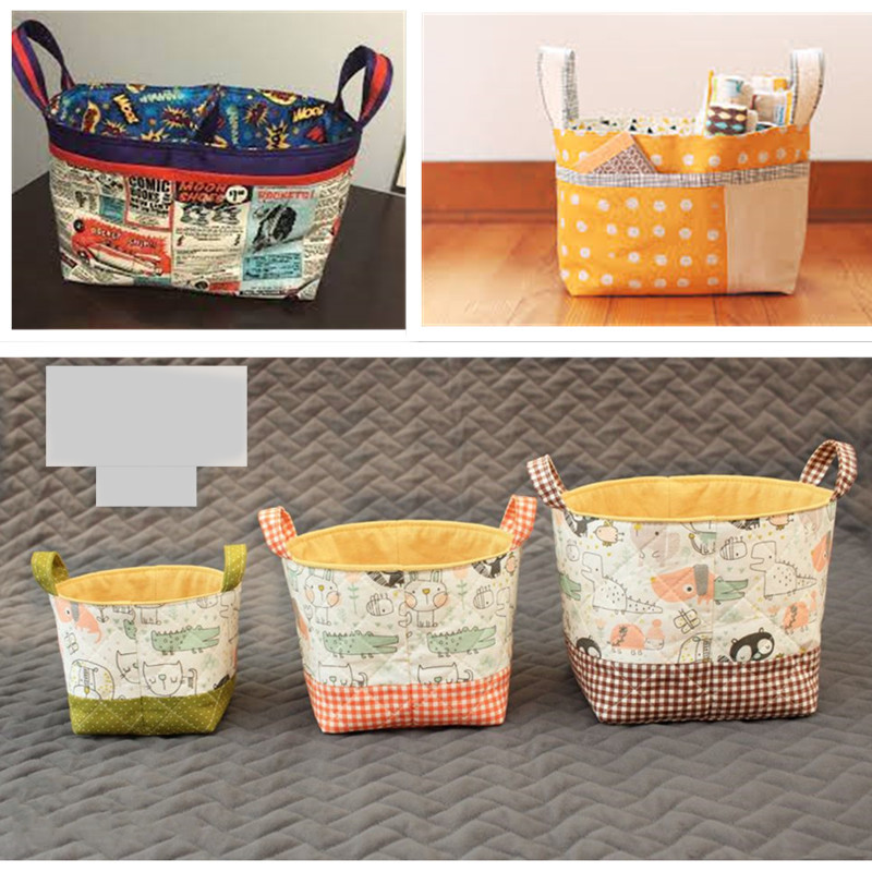 How to sew a Divided Fabric Basket, DIY Fabric Basket