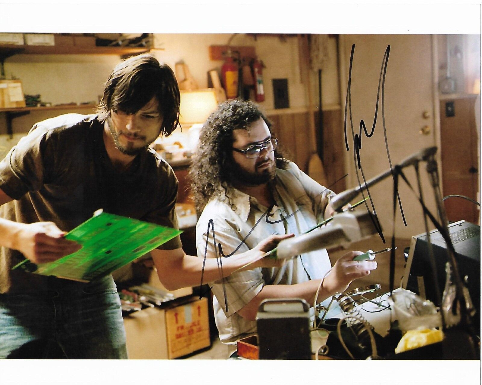 JOBS AUTOGRAPHED Photo Poster painting SIGNED 8X10 #1 ASHTON KUTCHER JOSH GAD