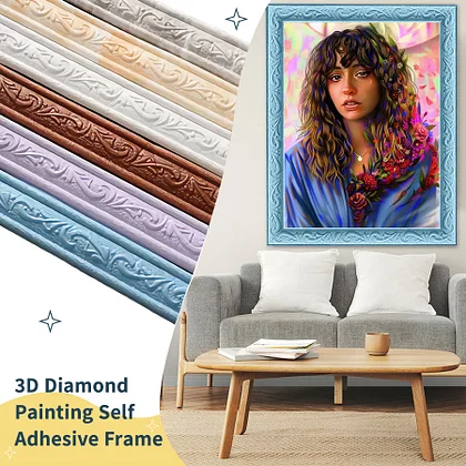 1pc Solid Color DIY Diamond Painting Frame