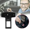 2Pcs Car Seat Belt Clip Extender Bling Car Seat Belt Tongue (Black Diamond)